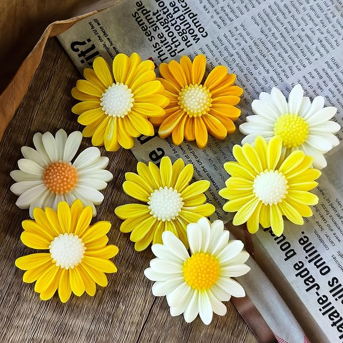 Daisy Candle Mold 2pack, Daisy Silicone molds - Image 6