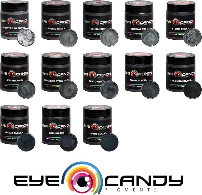 Eye Candy Pigments Premium Black Mica Powder - Image 9