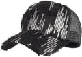 Hoce Fashion Rhinestone Denim Baseball Cap Studded Bling Hat for Women