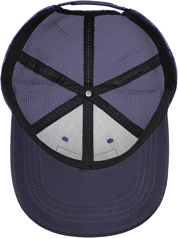 American Flag Trucker Hat - Snapback Hats for Men Women Baseball Cap - Breathable Mesh & Adjustable Fit for Casual Wear