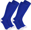 Haysandy 2 Pairs Baseball Softball Socks Athletic Soccer Football Sports Socks Over the Calf for Adult Men Women