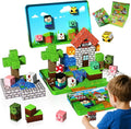 Mini Magnetic Blocks with Iron Box, STEM Educational Building Set Construction by GraceDuck