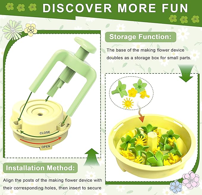 Fabric Flower Bouquets Toys, DIY Craft Kit - Image 5