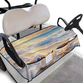 Golf Cart Seat Covers, Universal Golf Cart Seat Towel Blanket with 4 Front Pockets & Nonskid Bottom Fits for Club Car 2 Person Seats Golf Carts