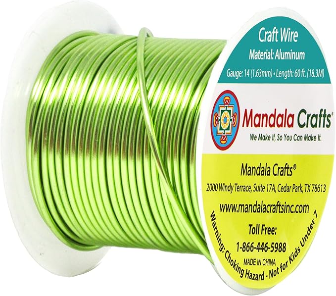 Mandala Crafts 14 Gauge Anodized Aluminum Craft Wire - Image 2