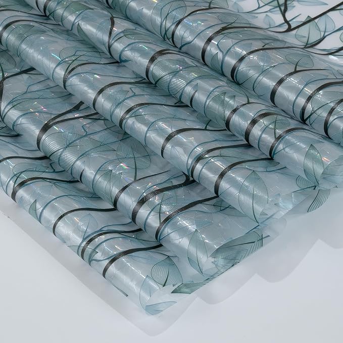 DKTIE Nature Pattern Rainbow Window Film Decorative Stained Glass Window Film - Image 4