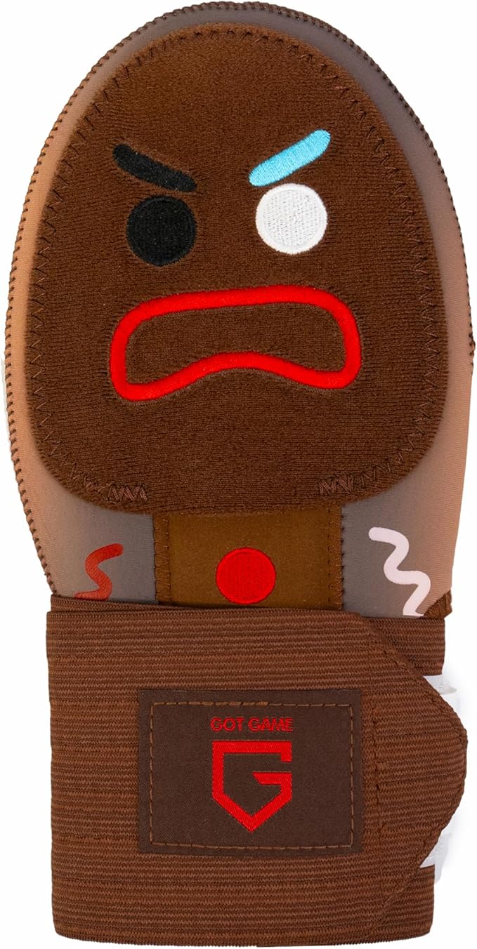 Got Game Baseball Sliding Mitt - Youth and Adult Sizes - Drippy Drip Accessory Gingerbread Man, Ice Cream, Alien, Ninja, Pencil, Cowboy
