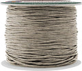 Mandala Crafts 0.5mm 109 Yards Taupe Cotton Waxed Cord by MandalaCrafts