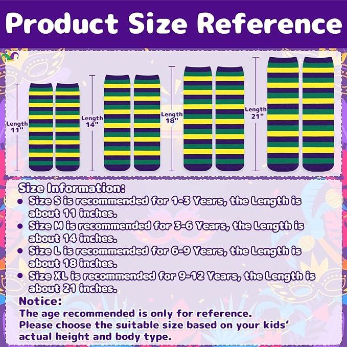 Olreco 1 Pack Toddler Kids Youth Soccer Socks Girls Boys Baseball Socks Youth Knee High Softball Football Accessories Cotton