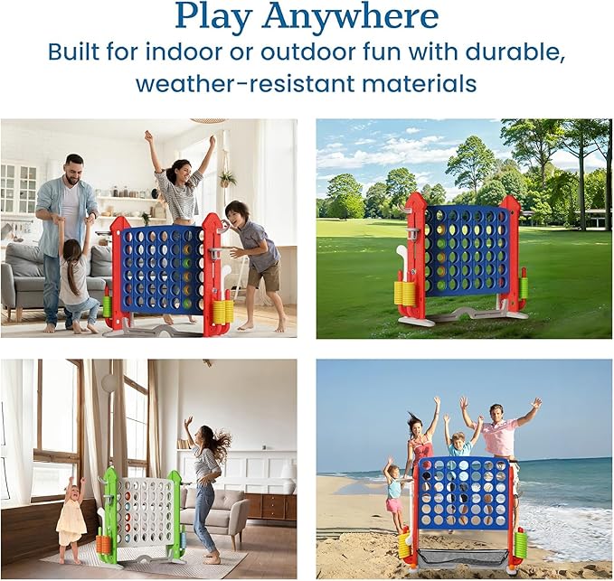 UNICOO Giant 4 in A Row Game - Image 3