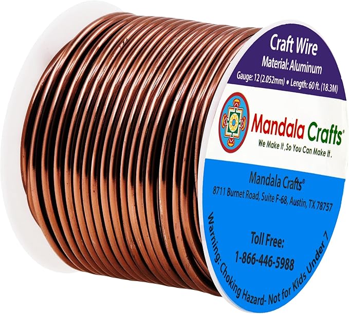 Mandala Crafts 12 Gauge Anodized Aluminum Craft Wire - Image 2
