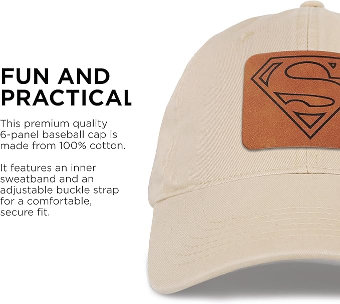 ABG Accessories Superman Hats for Men Baseball Cap