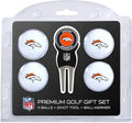 Team Golf NFL Regulation Size Golf Balls (4 Count) & Divot Tool with Removable Double-Sided Magnetic Marker