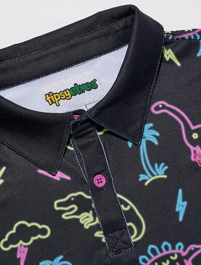 Tipsy Elves Kids and Toddlers Golf Shirts - Athletic Comfort Fit with Quick Dry Material