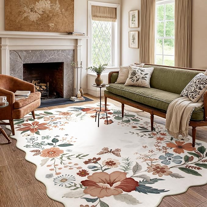 Beeiva Living Room Area Rug 6 x 9 by Beeiva
