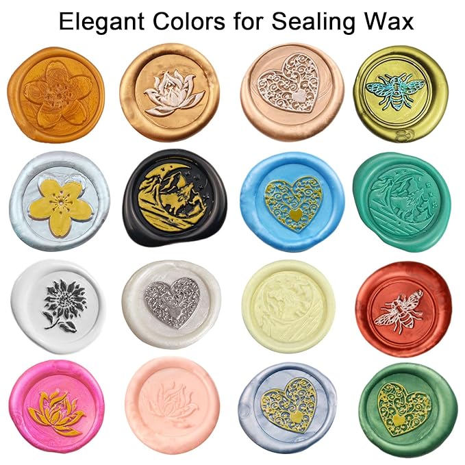 Wax Seal Stick, Ioggtser 26 PCS Mini Glue Gun Wax Seal Stick - Image 4