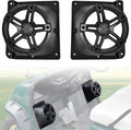 SAUTVS 6.5" Under Dash Kick Speaker Pod Brackets for Yamaha G14 G16 G19 G20 G22 Accessories, Front Kick Loudspeaker Mount for Yamaha G14-G22 Standard Golf Cart, Support 6.5" Speaker Devices, 2PCS