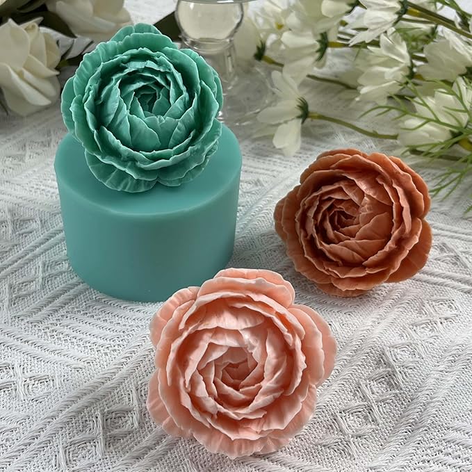 Blossom 3D Flower Crystal Epoxy Mold, Flower Resin Silicone Molds, Decorated - Image 3