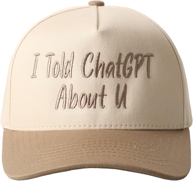 MIRMARU Two-Tone Vintage Canvas Trucker Hats for Men & Women, Adjustable Size Baseball Caps with Trendy Embroidered Design