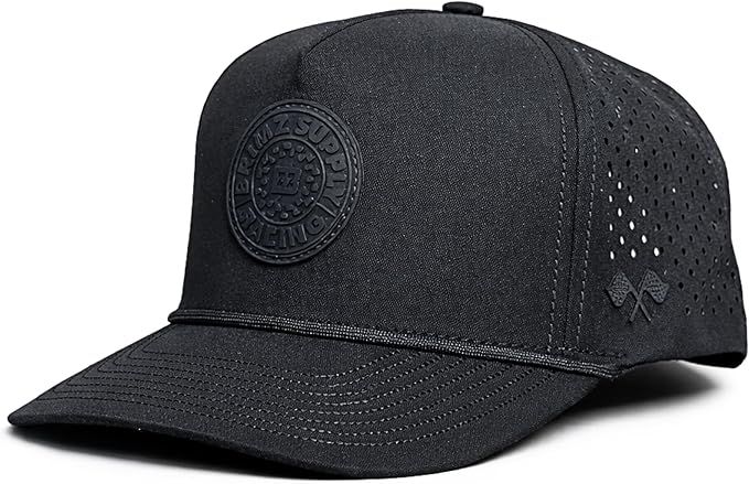 BRIMZ Outdoor Performance Hat - Water & Sweat Resistant Hats - Breathable & Moisture-Wicking Snapback