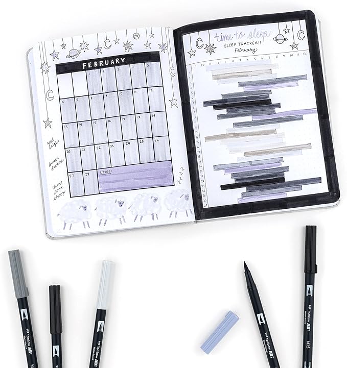 Tombow 56171 Dual Brush Pen Art Markers, Brush and Fine Tip Markers - Image 9