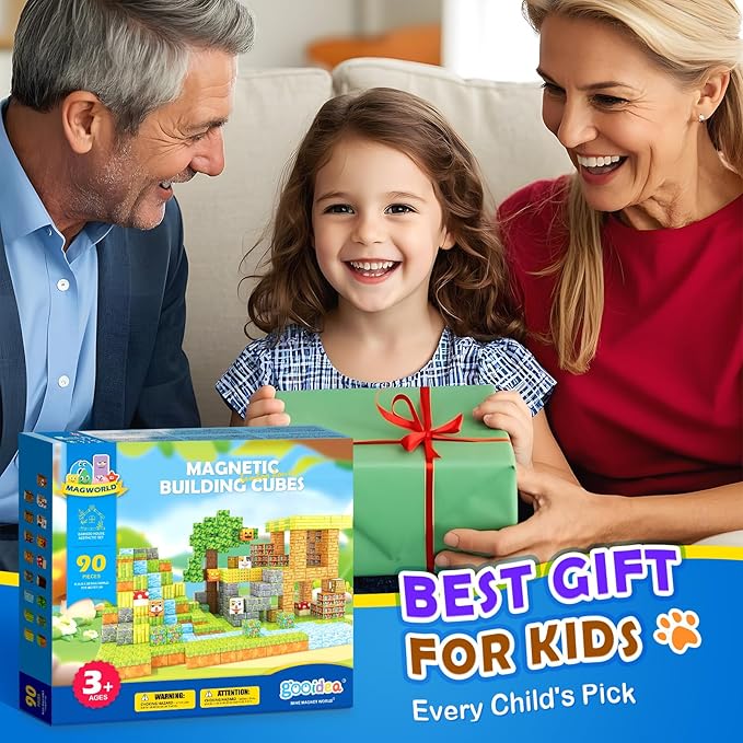 Large Magnetic Blocks 1" Building Cubes Toys - Image 7