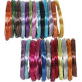 25 Rolls 820 Feet Colored Aluminum Craft Wire 0.8 mm Flexible Metal Artistic by Ourart