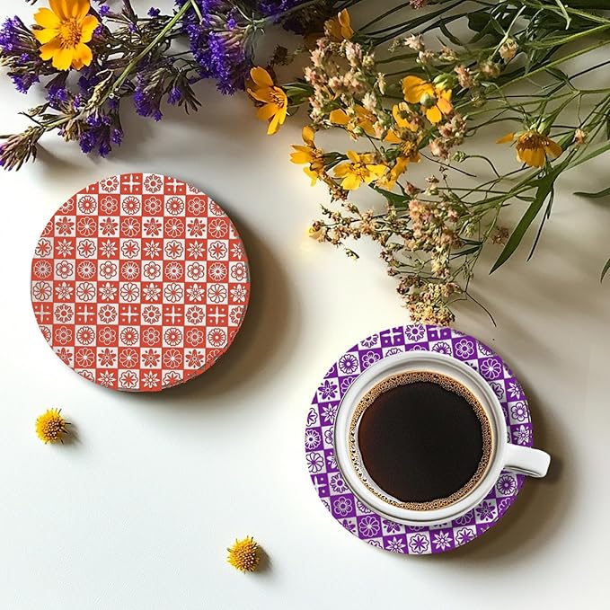CHGCRAFT Lattice Pattern Polymer Clay Texture Sheets Geometric Flowers Silicone - Image 6