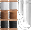 IMZAY 132 Yards Upholstery Repair Kit, 0.55MM and 0.8MM Waxed Sewing Thread by Imzay