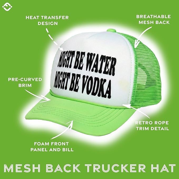 Funky Junque Premium Mesh Snapback Trucker Hat - Stylish Comfort for All - Patriotic, Humor & More