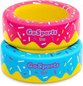 GoSports Baseball and Softball Bat Donuts - 2 Pack Baseball Drip Bat Weights - 16 oz & 12 oz