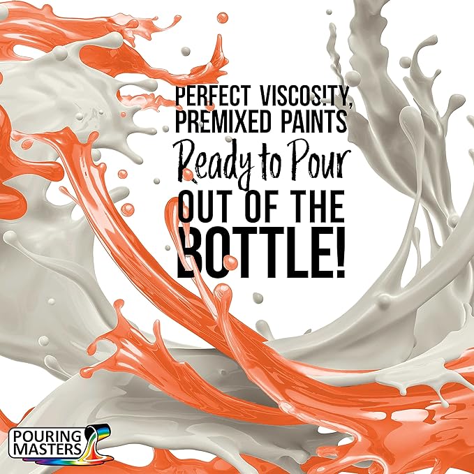 Pouring Masters Carrot Cake Ready to Pour Acrylic Pouring Paint - Image 2