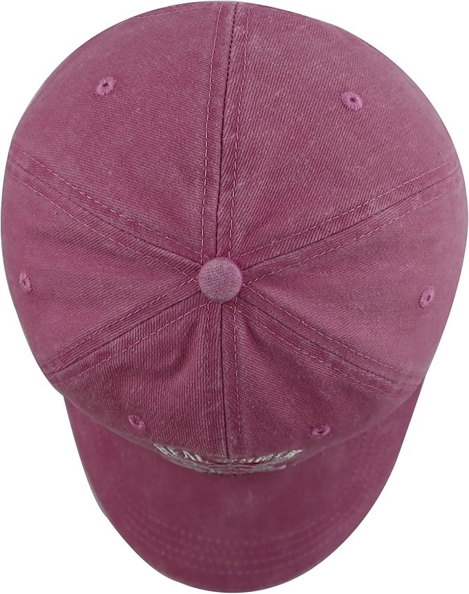 Real Women Ride Bikes Hats for Women, Funny Vintage Cotton Embroidered Baseball Cap