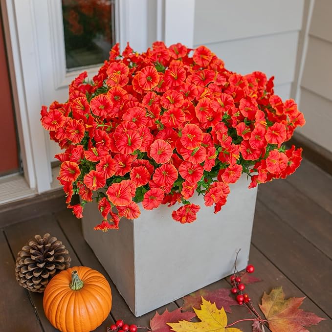 Fake Fall Flowers Artificial Flowers Plants - Image 8