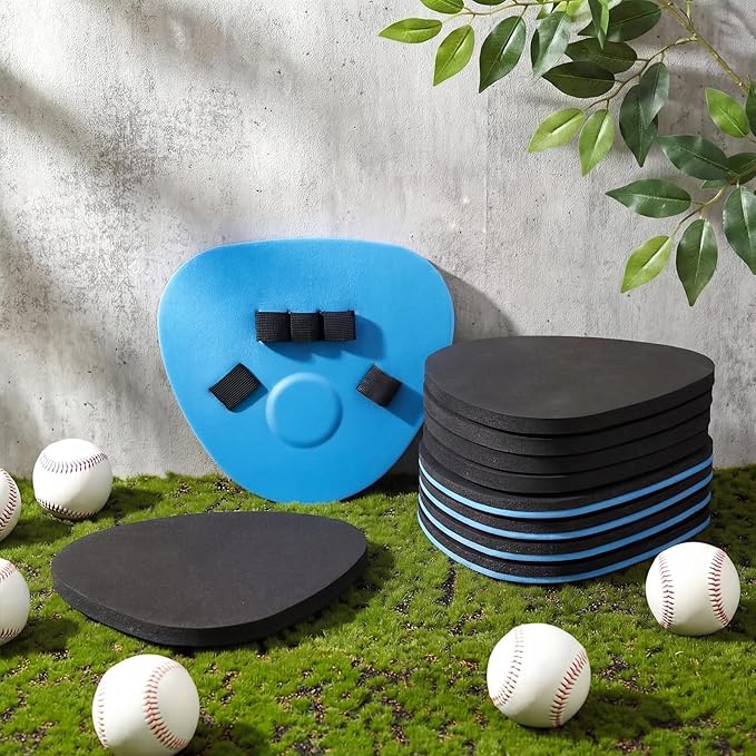 Leyndo Baseball Training Glove Foam Fielding Trainer Infield Training Gloves Baseball Fielding Gloves for Quick Hands Batting Practice Two Hands
