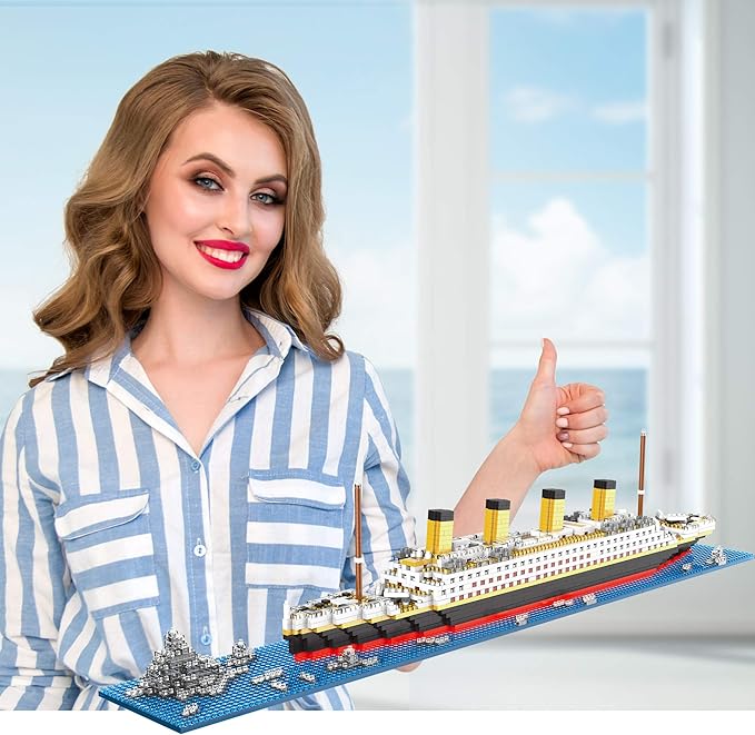 Titanic Architecture Set Micro Building Blocks Model Kit - Image 8