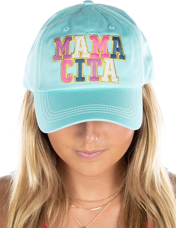 Funky Junque Distressed Vintage Baseball Cap - Embroidered Patch Women's Hat - Holiday, Lifestyle & Patriotic Designs