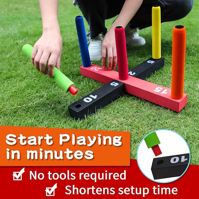 Ring Toss Game for Kids, Indoor & Outdoor Game for Family and Adults - Image 4