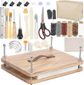 50 Pcs Book Binding Kits, with Bone Folder, Needles by FUXAFU