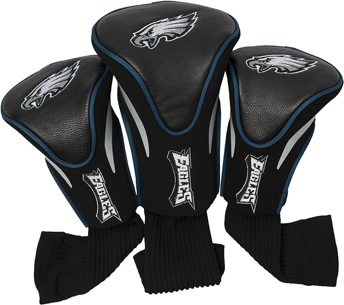 Team Golf NFL San Diego Chargers Contour Golf Club Headcovers (3 Count) Numbered 1, 3, & X, Fits Oversized Drivers, Utility, Rescue & Fairway Clubs, Velour Lined for Extra Club Protection