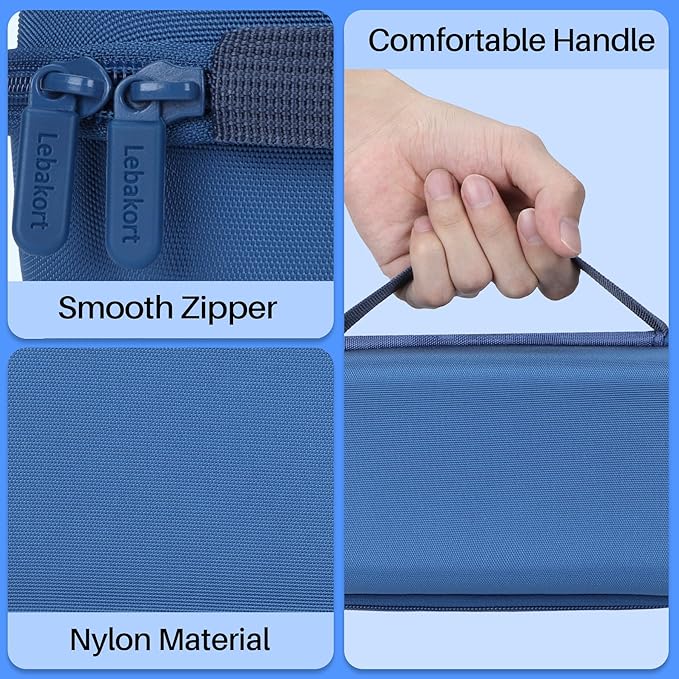 Lebakort Hard Case Compatible with Blue Tees Golf Player+ GPS Speaker (Navy Case)