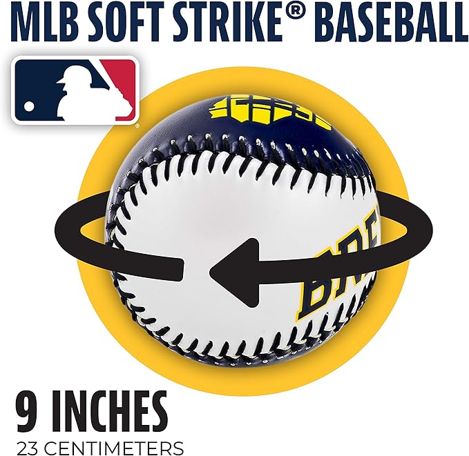 Franklin Sports MLB Team Soft Baseballs - Team Logo - Fan Shop Toy Baseball for Kids - Decoration for Desks and Office
