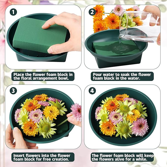 16 Sets Flower Foam Blocks - Image 3