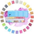 Paul Rubens Professional Metallic Watercolor Paints Set, Pearl Paint, Portable by PaulRubens