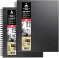 ARTEZA Watercolor Sketchbook 2-Pack, 64 Pages Each, 9x12 Inches – Spiral-Bound by ARTEZA