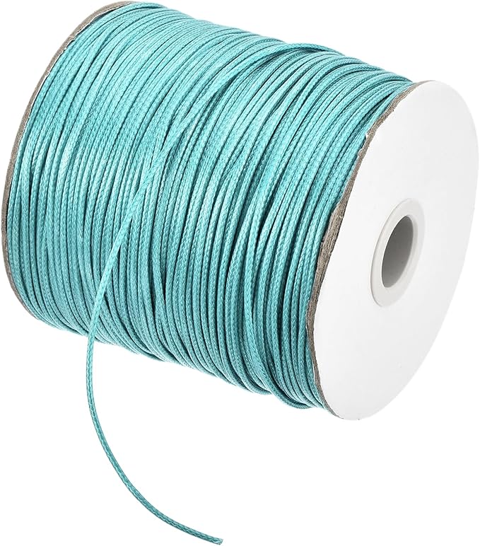 MECCANIXITY Waxed Cord 1.5mm Waxed Polyester Cord 175 Yard Wax String by MECCANIXITY