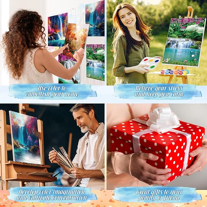 Zhanmai 12 Pack Pre Drawn Canvas - Image 5