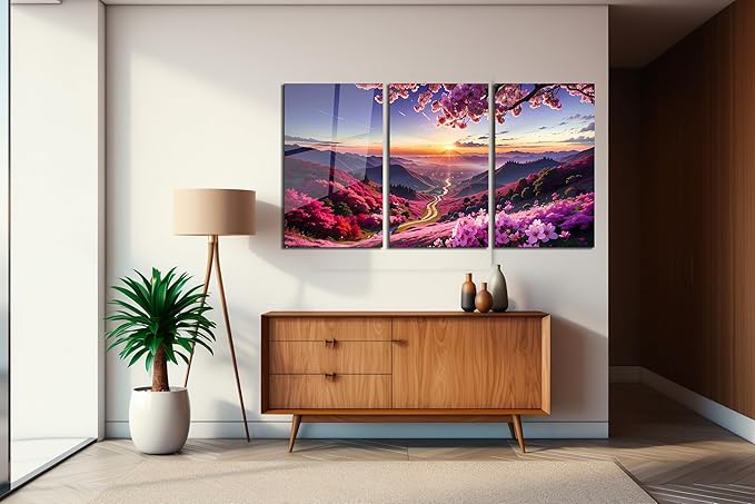 SpiritualHands Scenery Tempered Glass Wall Art Painting - Image 4