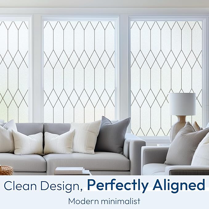 rabbitgoo Window Privacy Film for Glass Windows, Frosted Glass Cling - Image 7