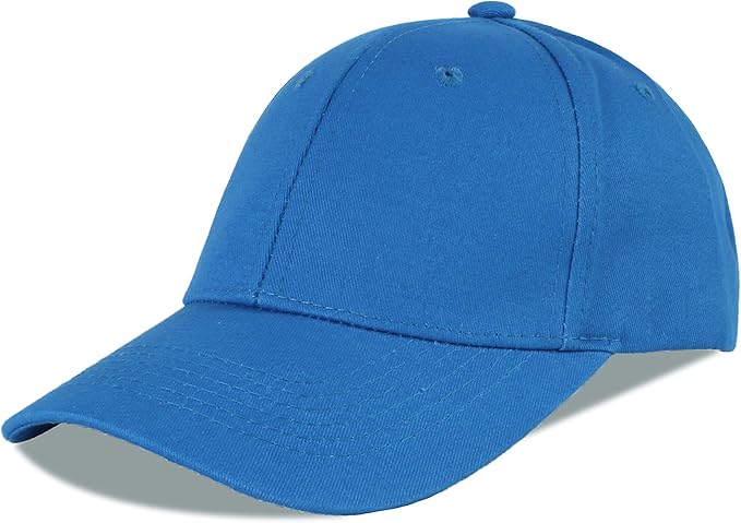 LANGZHEN Unisex Baseball Cap 100% Cotton Fits Men Women Washed Denim Adjustable Dad Hat